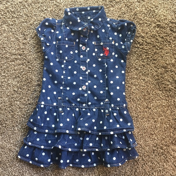 ⭐️HP ⭐️US POLO ASSN Adorable Baby Dress - Picture 5 of 5